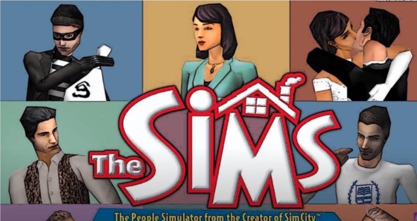 Capa do jogo - The Sims