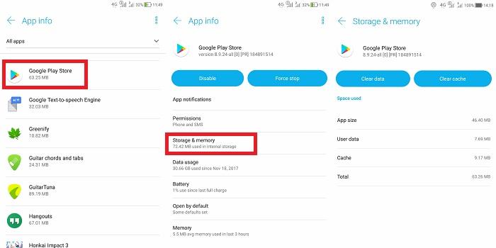 Cara Mengatasi Perbarui Google Play Store Ke Versi Terbaru - Clear Cache or Data