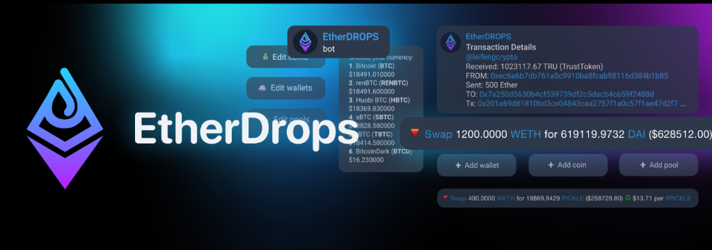 EtherDrops Crypto Tool