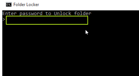 Protéger par mot de passe un dossier dans Windows 11 à l'aide de CMD