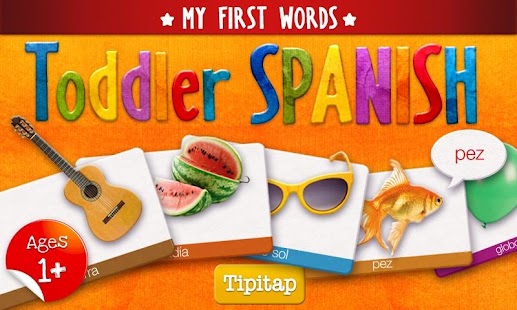 Toddler Spanish: 100 words apk Review