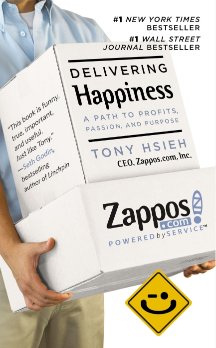 Delivering Happiness: A Path to Profits, Passion, and Purpose by Tony Hsieh, books on customer success
