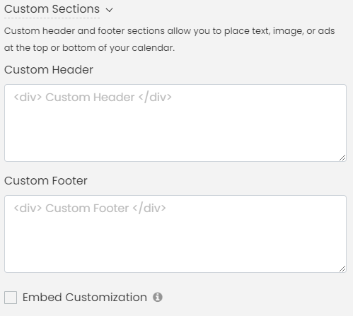 print screen of timely dashboard calendar custom settings