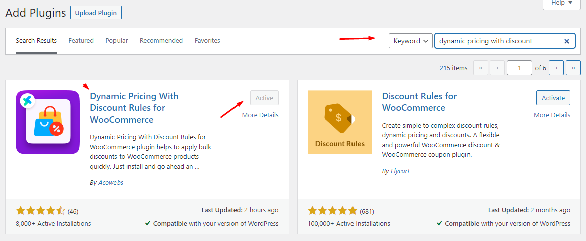 install Dynamic pricing and discounts plugin