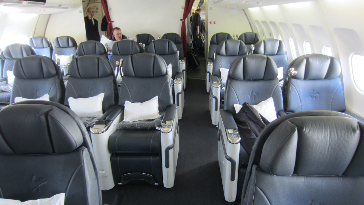 Virgin Australia Business Class Cabin