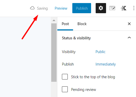 wordpress autosave, autosave feature wordpress