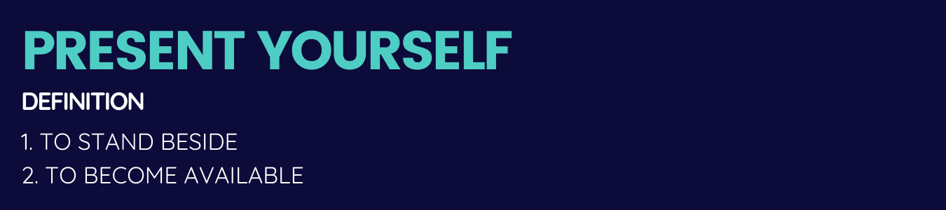 presenting yourself defined