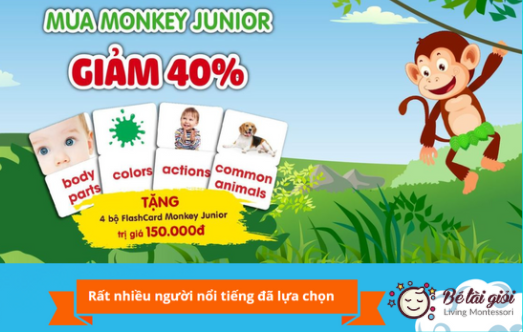 Mua monkey junior giảm 40%
