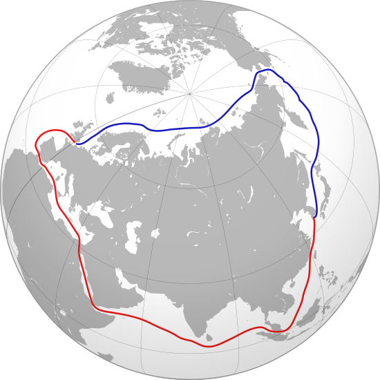 Suez Canal vs. Northwestern Passage in Canada