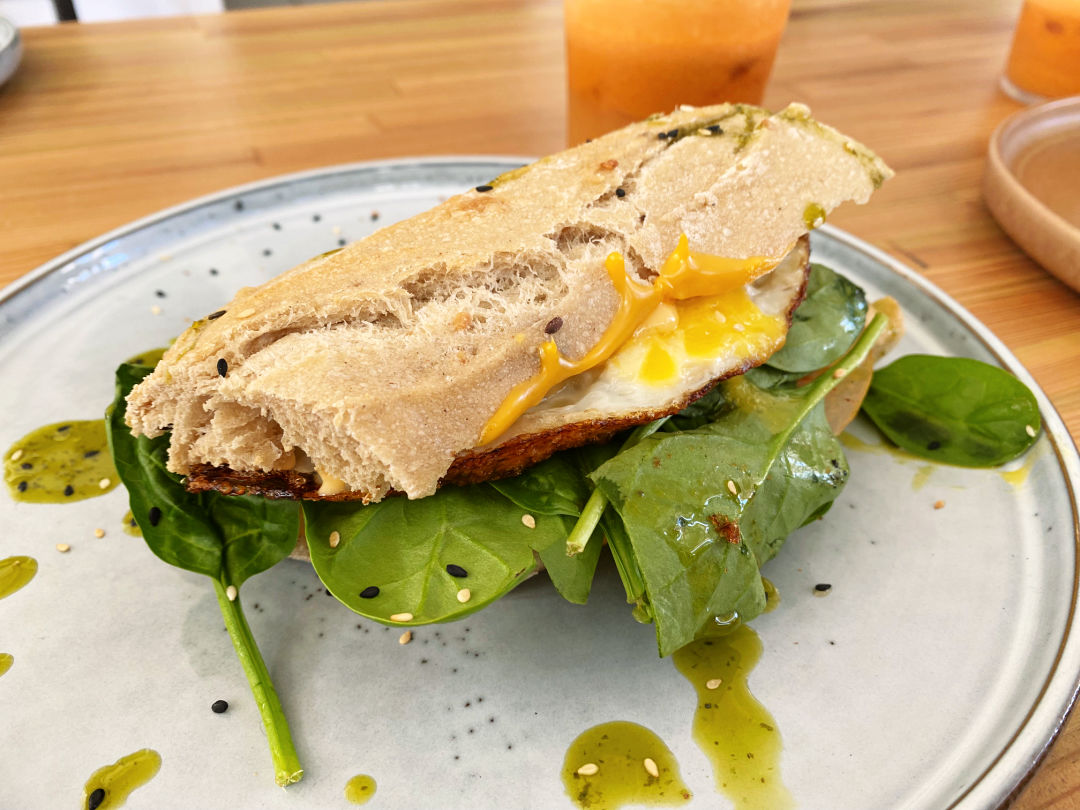  Oh Cheese Breakfast Sandwich at Lulu’s Corner