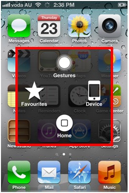Cách cài đặt bật nút Home ảo trên Iphone 4 4s 5 5s 6, ipad