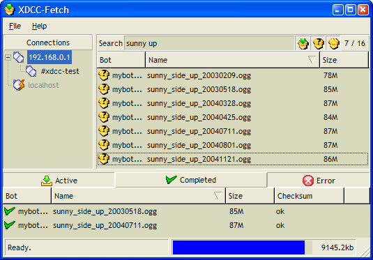 XDCC Fetch