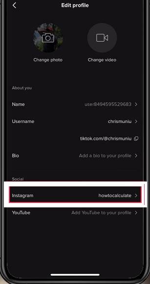 How to unlink Instagram from TikTok