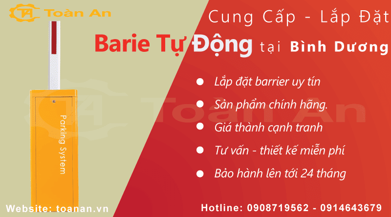 Cung cấp và lắp đặt barrier tự động tại Bình Dương.