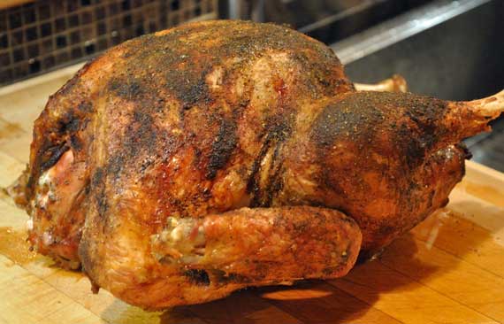 A roast turkey