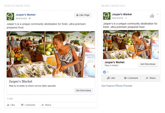 Types of Facebook Ads Local Awareness