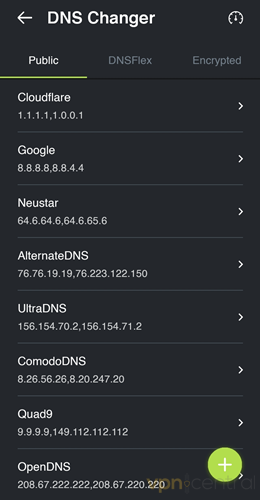 dns changer dns servers