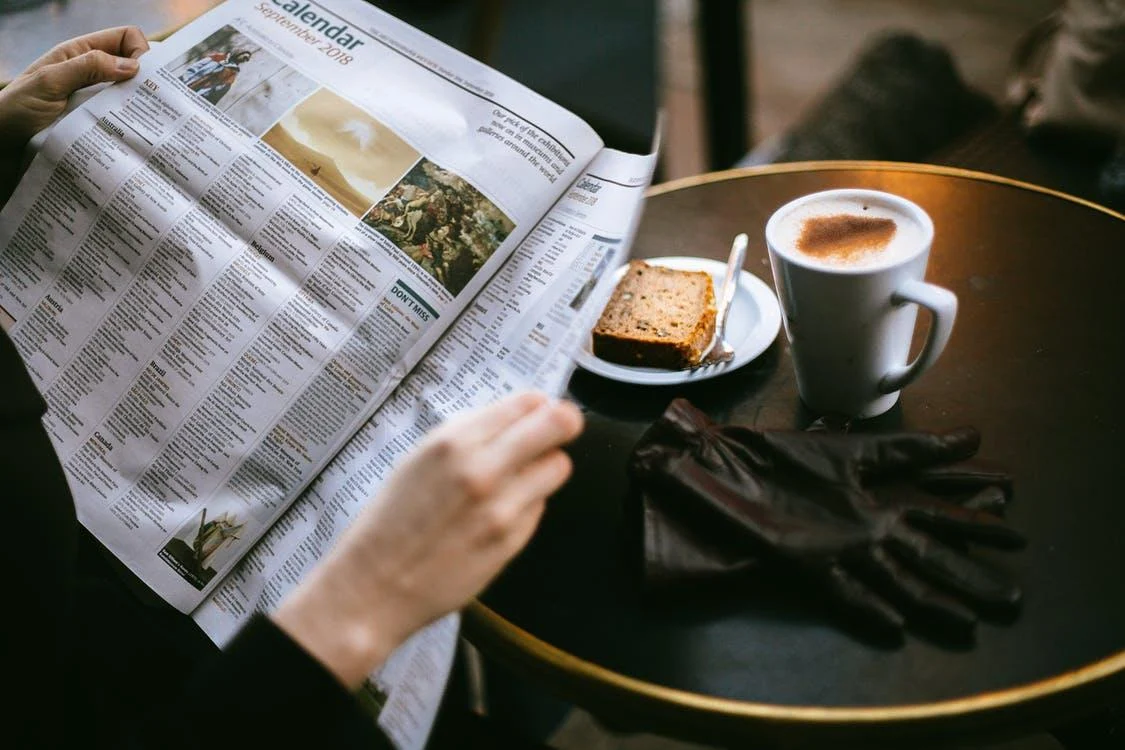 Free Photo of Person Reading Stock Photo