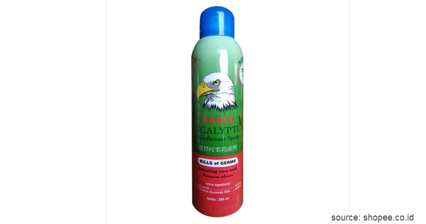 Caplang Eagle Eucalyptus Desinfectant Spray - Rekomendasi Merk Disinfektan Ruangan Terbaik