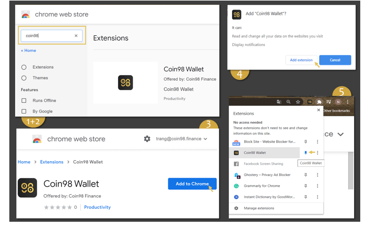 coin98 wallet extension