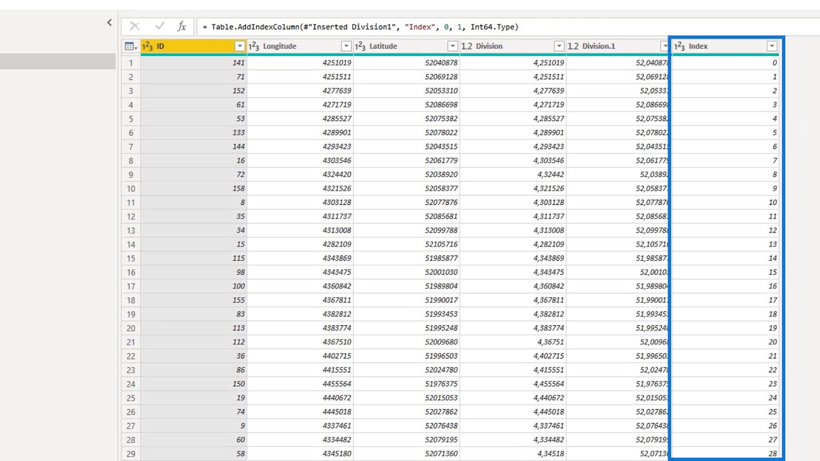 Power BI icon map query