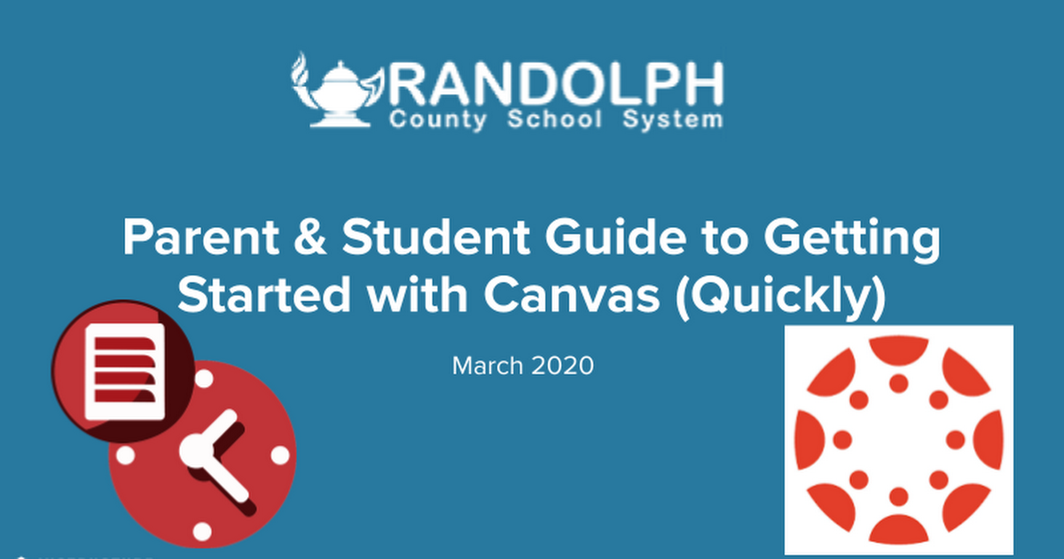 Parent & Student Guide to Getting Started with Canvas (Quickly)