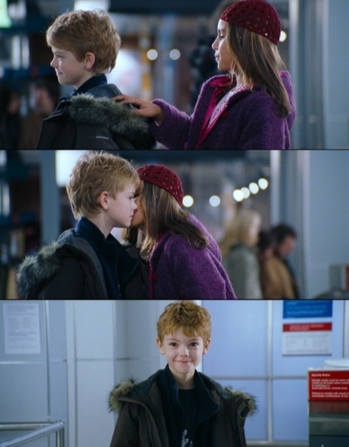 10. The Airport Scene, Love Actually (2003): A perfect goodbye scene that is a must-watch and will leave you in smiles and tears. At the airport, Sam bids goodbye to Joanna, and she gives him a quick and cute kiss on the cheek before she leaves. Sam turns back to his stepdad with the broadest and joyous smile on his face.
