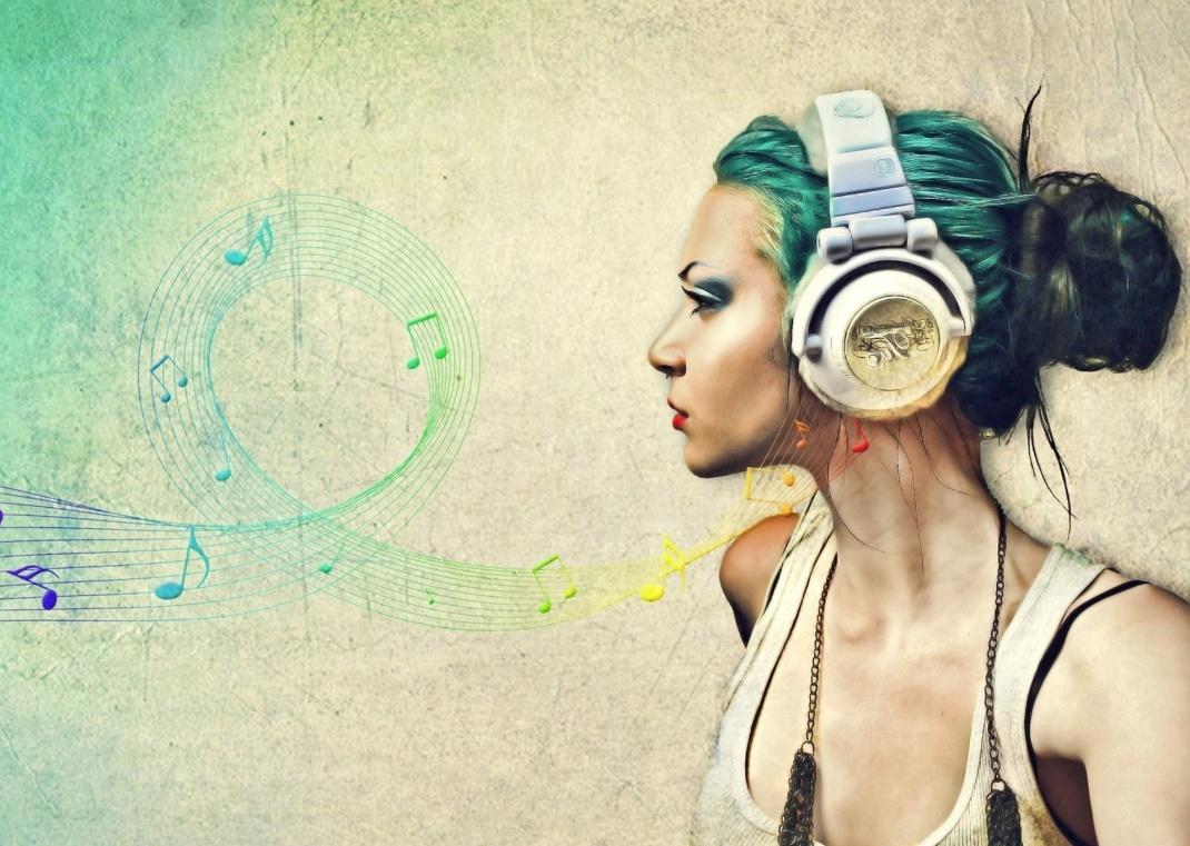 Resultado de imagen para ilustracion mujer musica