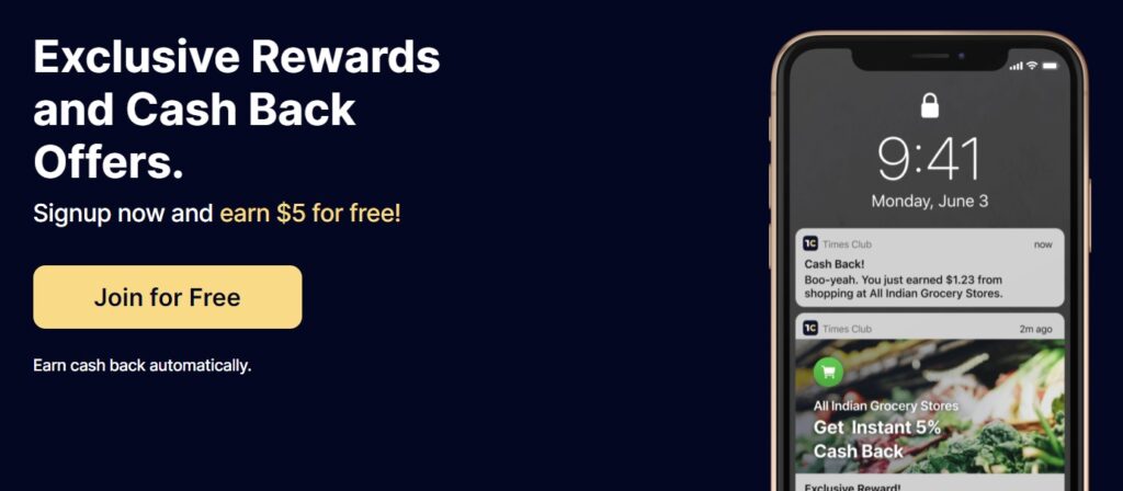 Times Club $230 sign up bonus
