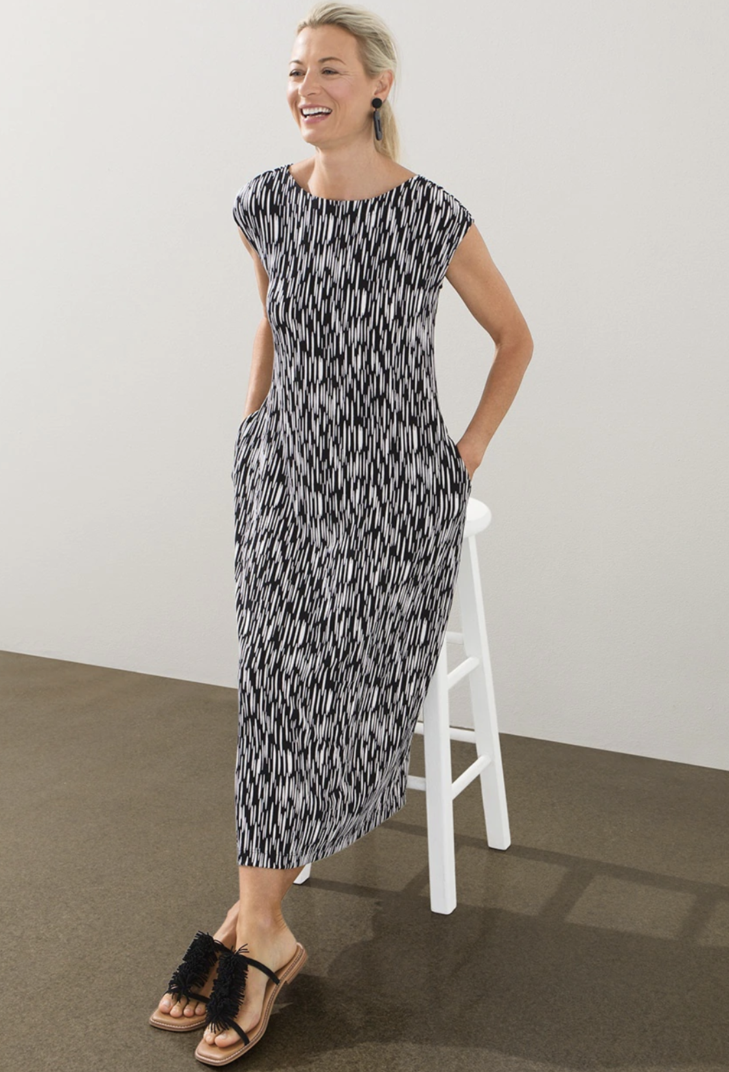 Classic V-Back Maxi Dress at Chico's