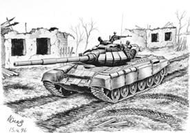 Рисунок на тему великая отечественная война карандашом