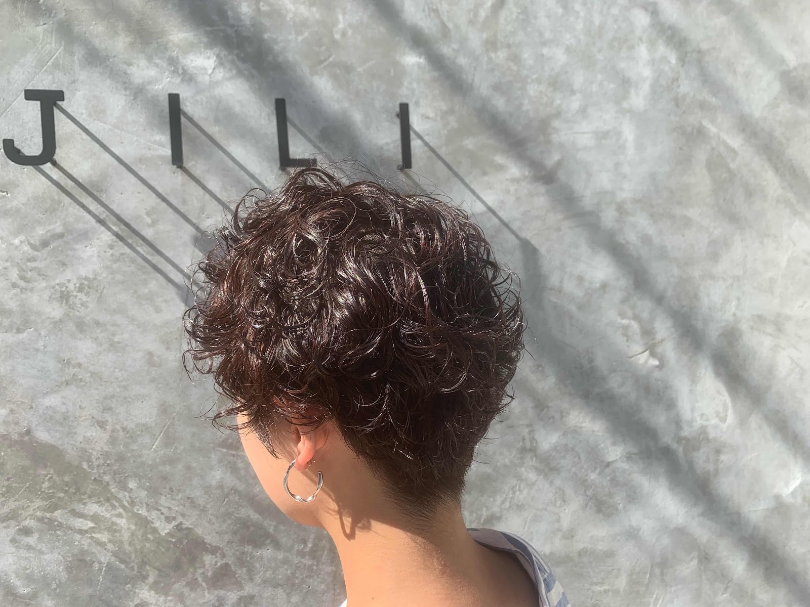 Jili Satoshi Uetsuji Blog ショート くるくるパーマ