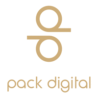 Logo de Pack Digital. Représentation de la taille de la photo de profil sur Pinterest