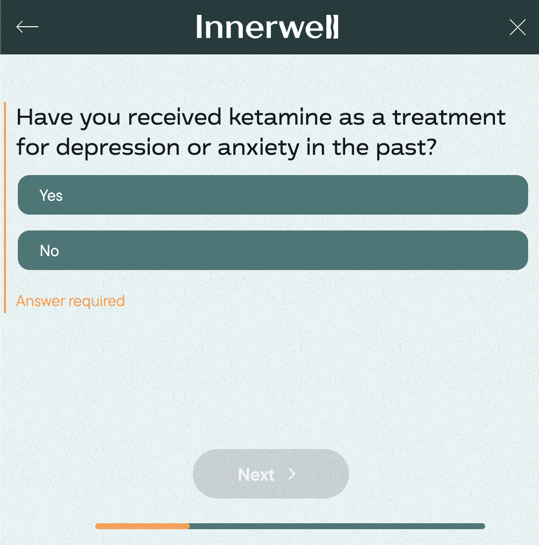 Innerwell validation screenshot