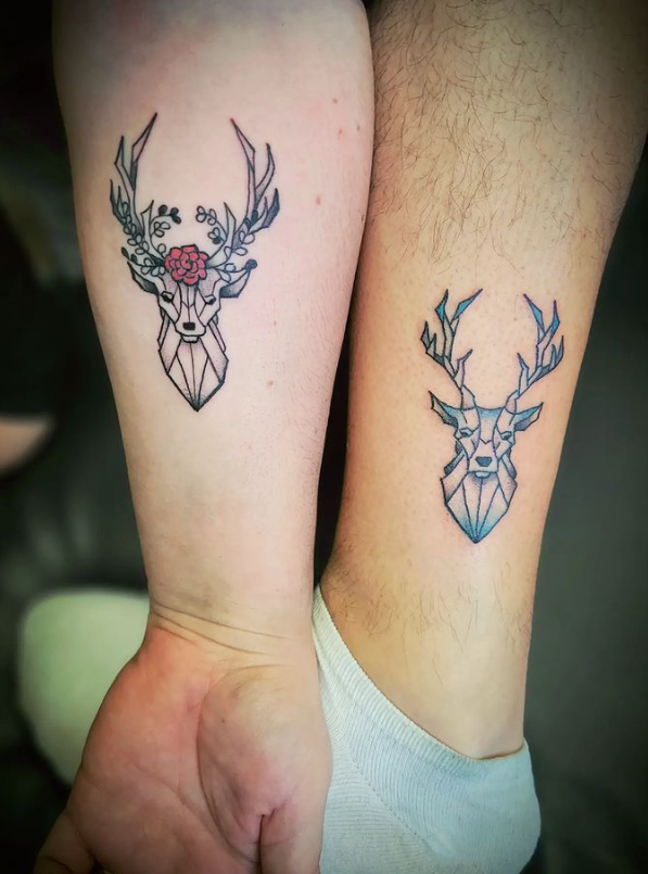 Matching Husband & Wife Stag 