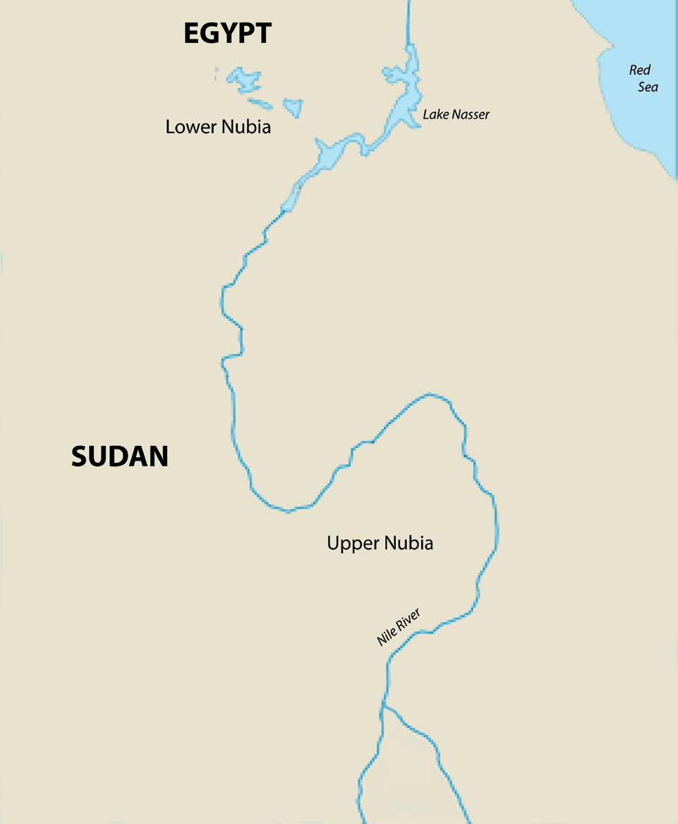 A map of ancient Nubia | Author: Mark Dingemanse and Corey Parson | Source: Wikimedia Commons | License: CC BY 2.5