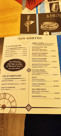 Menu / carte de Kosy Time Restaurant Turc Dammartin à Dammartin-en-Goële