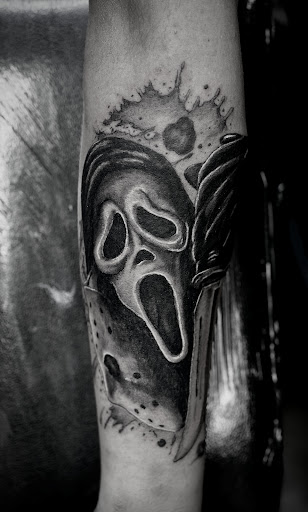 Explore master chief tattoo ideas, creative tattoo ideas in North Las Vegas, available at Black Diamond Custom Tattoos