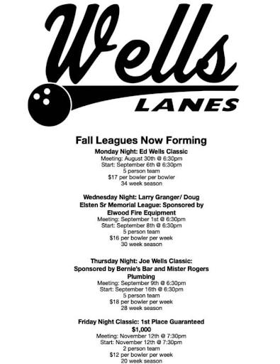 Bowling Alley «Wells Bowling Lanes», reviews and photos, 10339 IN-37, Elwood, IN 46036, USA