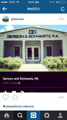 Personal Injury Attorney «Gerson & Schwartz, P.A.», reviews and photos