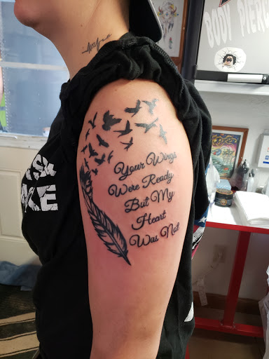 Explore first tattoo ideas men's, creative tattoo ideas in Elko, available at Custom Tattoos and Body Piercing Studio