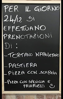 Menu du Pizzeria Napul'è à Villaricca