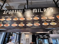 Pizzeria Spontini à Milan - menu / carte