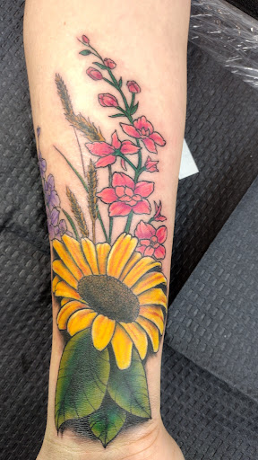 Explore kokushibo tattoo ideas, creative tattoo ideas in Fort Morgan, available at InkD Out Tattoo & Piercing