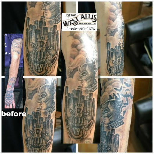 Explore country tattoo ideas for men, creative tattoo ideas in Milwaukee, available at West Allis Tattoo & Gallery Tattoo Shop Milwaukee