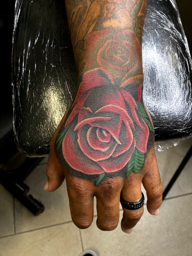 Explore tattoo ideas for men leg, creative tattoo ideas in Passaic, available at District 36 Tattoo Parlor