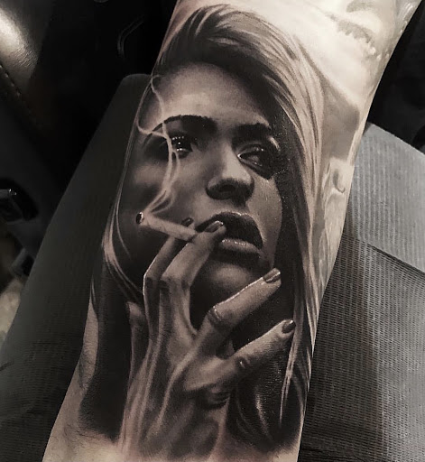 Explore wrist name tattoo ideas, creative tattoo ideas in Oyster Bay, available at The Fortune of War