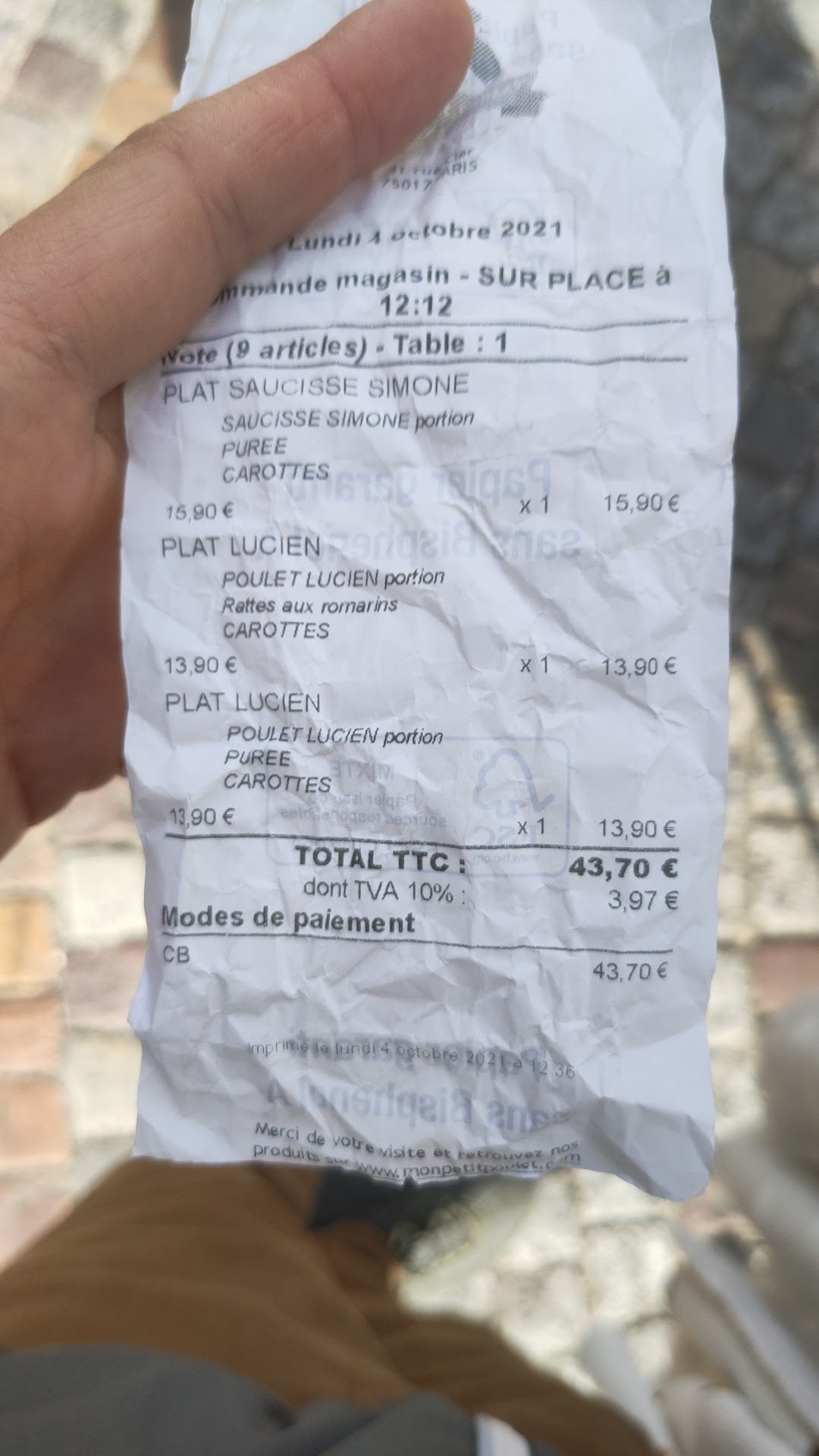 Photo n° 1 de l'avis de Sébastien.a fait le 04/10/2021 à 10:47