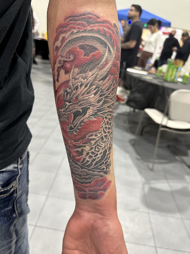 Explore fire sign tattoo ideas, creative tattoo ideas in Bethlehem, available at Soul Glow Electric Ink