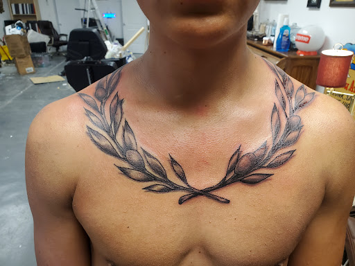 Explore alpha male tattoo ideas, creative tattoo ideas in Newport, available at Mutiny Tattoo Co. LLC